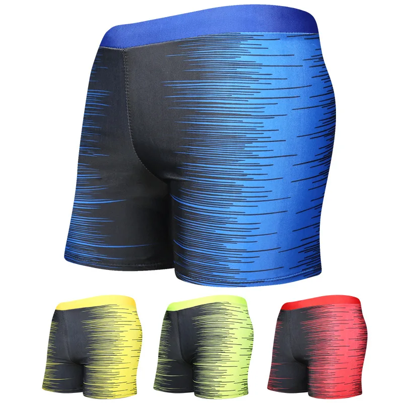 

Stripes Pattern Men Swim Shorts Swimsuit Swimming Pool Trunks Briefs Boxer Beach Surf Swimwear Bathing Suit Wear sunga mayo New