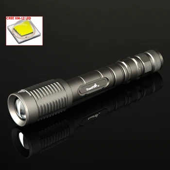 

Trustfire Z5 Flashlight 5-Mode 1600 Lumens Bulb CREE XM-L2 LED Zoomable Flashlights outdoor Lamp torch(2x18650)