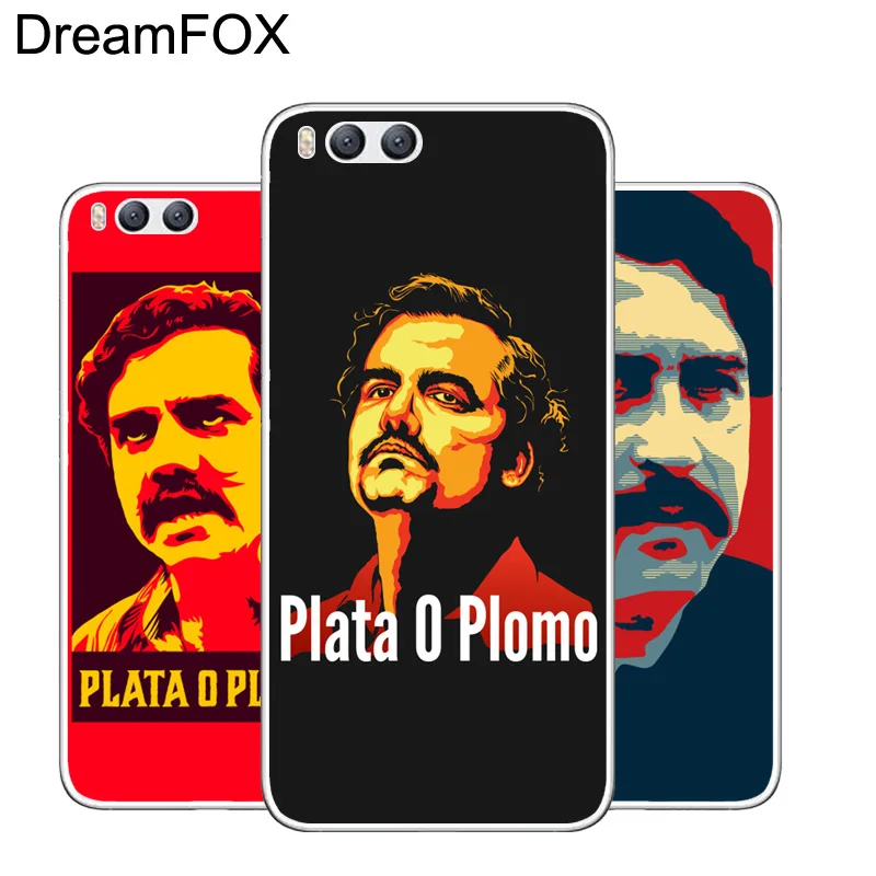 DREAMFOX L345 Pablo Escobar Soft TPU Silicone Case Cover For Xiaomi Mi Note 2 3 4 5 6 8 SE M5 4C 4S 5C 5S 5X 6X A1 Plus |