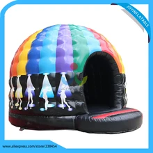 Inflatable bouncer disco game for kids