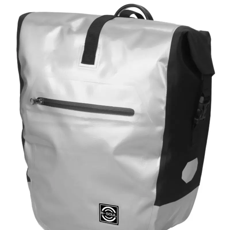 Best B-SOUL Waterproof Bicycle Pannier Bag Large Capacity MTB Mountain Road Bike Cycling Rear Rack Seat Bags Cycle Accessories 5