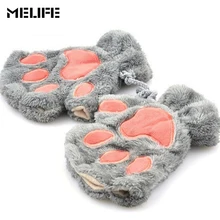 MELIFE Новое поступление лыжные перчатки милые женские теплые водонепроницаемые для зимних видов спорта на открытом воздухе Сноуборд женские милые перчатки "Кошка"