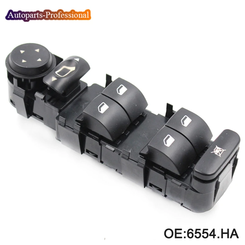 

Front Left Side Electric Power Window Regulator Master Switch For Citroen C4 2004-2015 6554.HA 6554HA 6554 HA