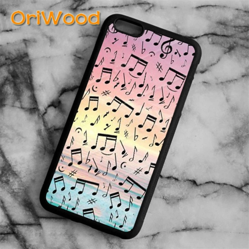 OriWood Gift Idea Musical Note Case cover for iPhone 5 6s 7 8 plus X XR XS 11 12 13 pro max Samsung Galaxy edge S8 S9 S10 | Мобильные