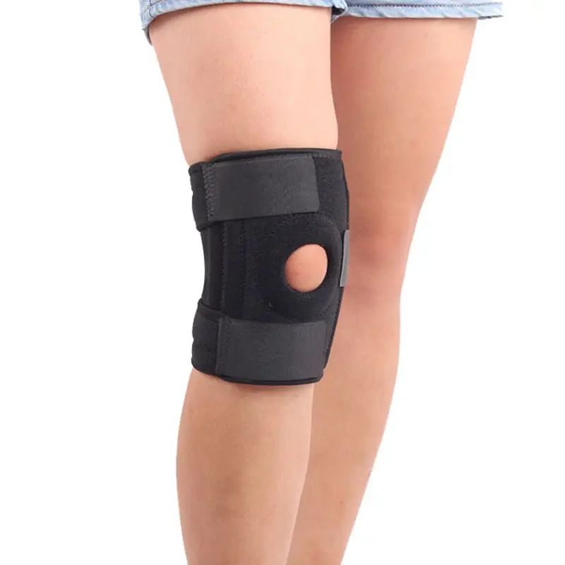 

Pressurized sports knee pads Outdoor mountaineering riding basketball support protective gear breathable knee brace support