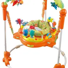 Многофункциональный Электрический детский прыгающий ходунки Колыбель тропический лес детские качели кресло-качалка для тела счастливый Детский самокат 3 м~ 2 лет