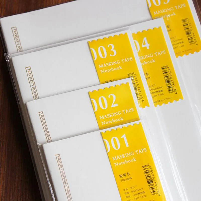 

1 Pcs 20Sheets Stationery Blank Tape Release Paper Notebook Core Notepad Pages Inner Paper Material collection book