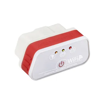 

KONNWEI Automotive Scanner red white new hot sale KW901 WiFi ELM327 OBD2 OBDII Diagnostic Scanner Reader For iOS & Android 9531