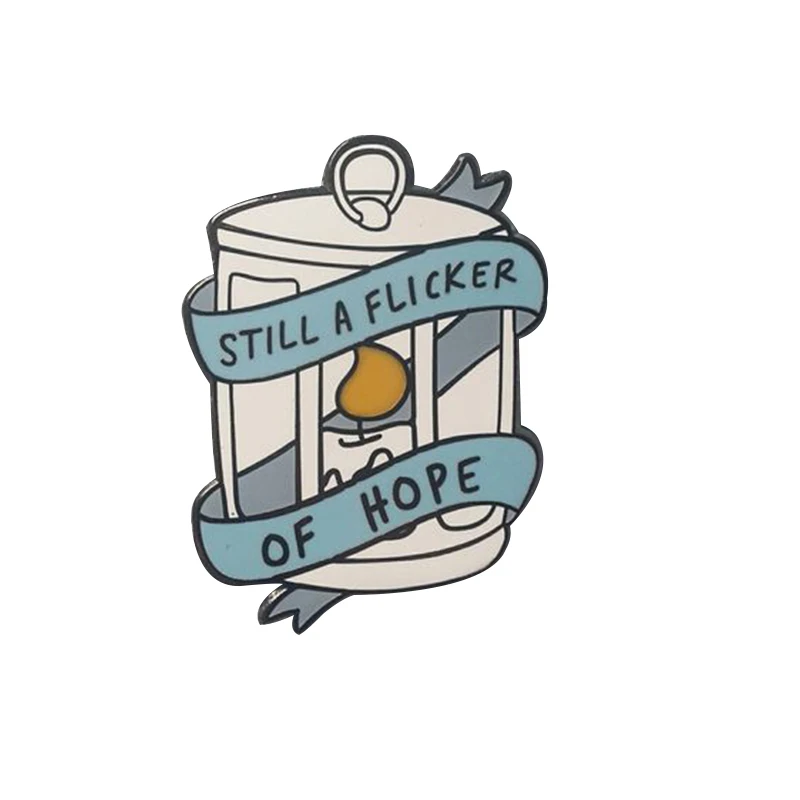 

Flicker Enamel Pin