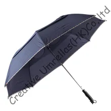 Автомобильные зонты, массовый груз, два складных зонта для гольфа. шестигранный угловой стальной вал 50 T, автоматическое открытие, MINNI golf, ветрозащитный, двухслойный