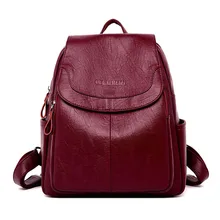 Кожаный рюкзак, женская сумка через плечо, Sac A Dos, женский рюкзак, роскошный дизайн, большая вместительность, женский рюкзак, рюкзак для девушек