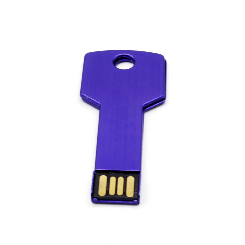 Usb Flash 64 ГБ 32 ГБ 16 ГБ 8 ГБ 4 ГБ Металл Pendrive2.0 более 10 шт. Бесплатный Пользовательский логотип флеш-накопитель в виде ключа Usb Stick подарки оптом Memoria Stick - Цвет: H