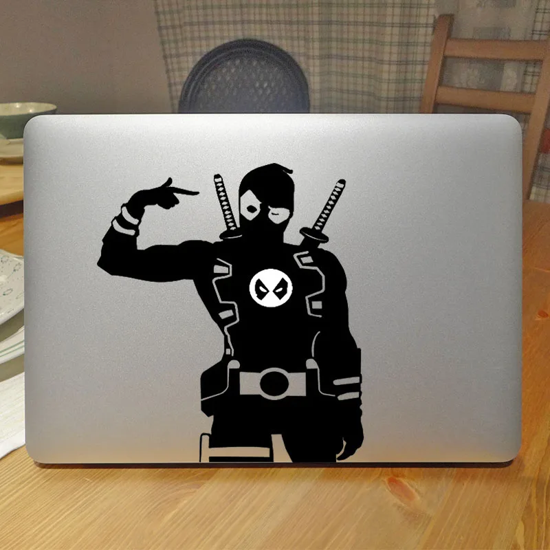Deadpool Humor наклейка для ноутбука Apple MacBook Air 13 Pro Retina 11 12 15 17 дюймов виниловая Mac