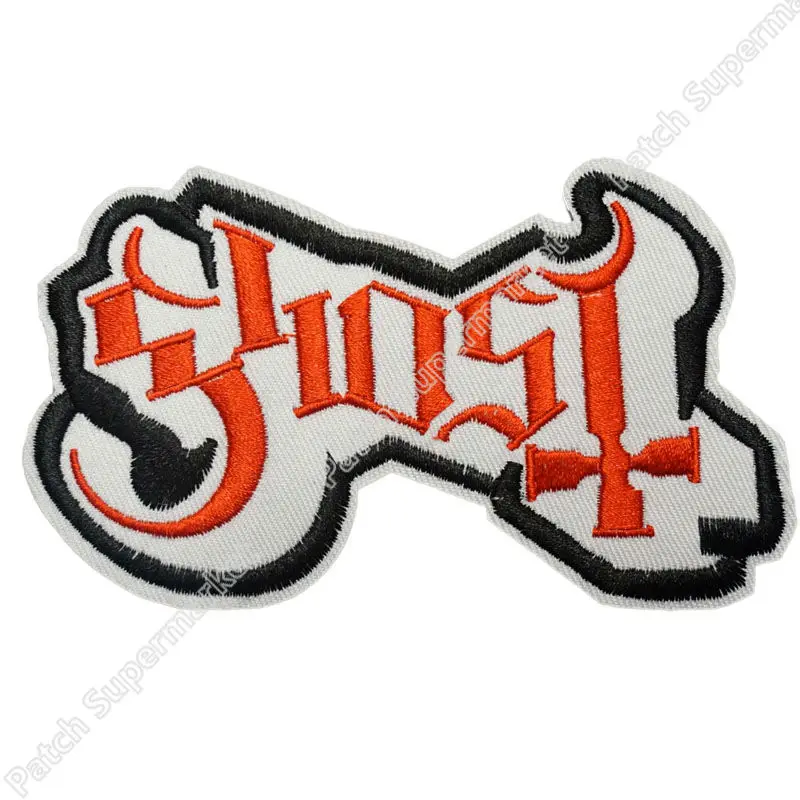 

4.5" GHOST Cut Out Heavy Metal Band Music Iron On/Sew On Patch Tshirt TRANSFER MOTIF APPLIQUE Rock Punk Badge