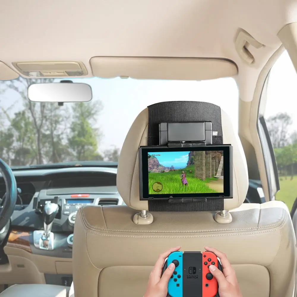 Switch Car Mount, WANPOOL Universal Car Back Seat Travel Headrest Mount  Holder for Game Machine Nintendo Switch - AliExpress