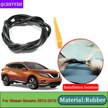 Автостайлинг для Nissan Мурано 2013- анти-звуконепроницаемые не пропускающие шума пылезащитные панели автомобиля Лобовое стекло уплотнительные полосы авто аксессуары