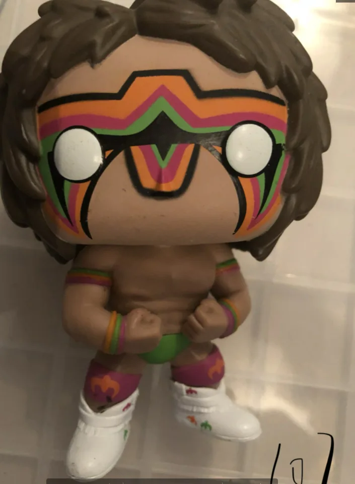 

Original Funko POP Wrestling Ultimate Warrior Boxer Fighter Vinyl Action Figure Collectible Model Loose Toy No Box