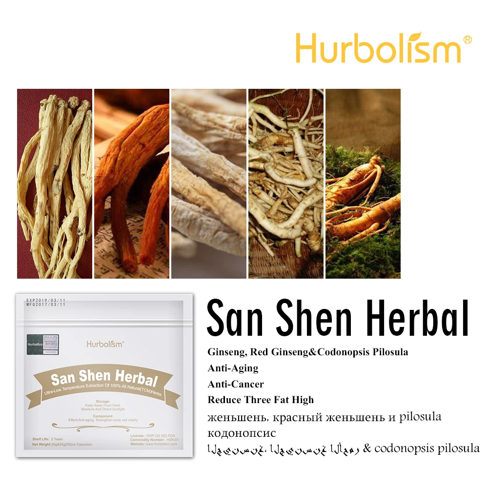 San Shen Herbal Cure Arrhythmia and Atrial Fibrillation, Improve Heart