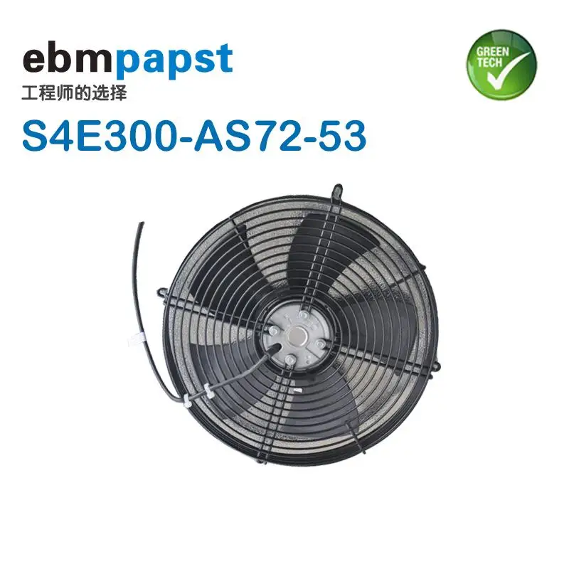 Ebm-papst mesh-type S4E300-AS72-53 230 V 72 W осевой вентилятор M4E068-CF Вентилятор охлаждения