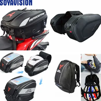 

Motorcycle Luggage Saddle Bags Helmet bag Oil Tank Package Tail Bags Back Seat Bags Travel Bag Sport Luggage Rear Seat Rider Bag