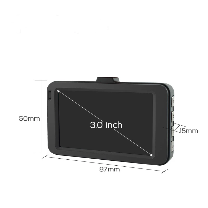 Full HD 1080P Автомобильный видеорегистратор 3 0 дюймовый IPS экран Автомобильная камера