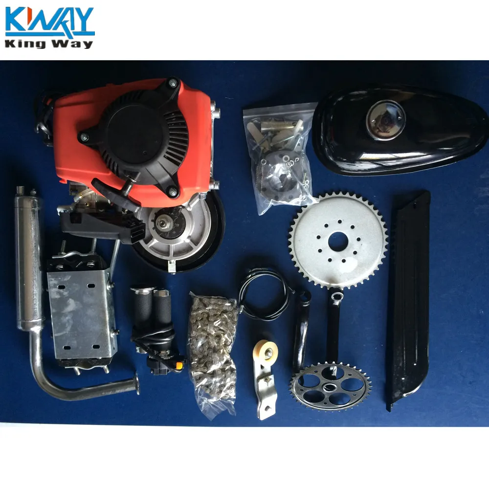 Бесплатная доставка King Way 4 х тактный 49CC газовый двигатель бензин