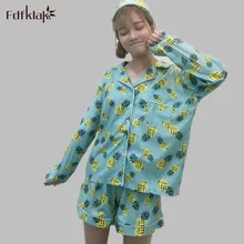 Женская шелковая пижама г., Модный женский домашний костюм большого размера шорты с принтом летняя Пижама комплекты для сна для девочек пижамный комплект E1209