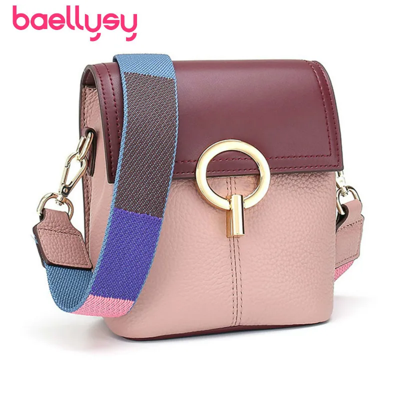 

New Fashion Genuine Leather Women Shoulder Messenger Bags Small Flap Female Bucket Satchel Beach Bag Ladies Purses Handbags