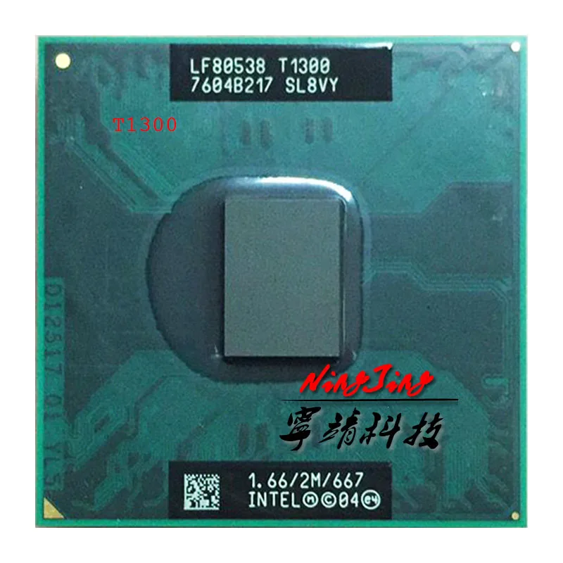 Процессор Intel Core Solo T1300 SL8VY QKHR 1 6 ГГц одноядерный процессор с одной резьбой 2 м 27 Вт