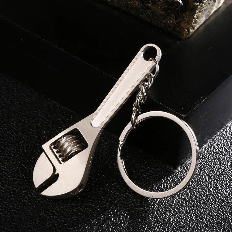 

Functionality Mini Monkey Wrench Keychain Monkey Spanner Keyring Creative Gift for Man