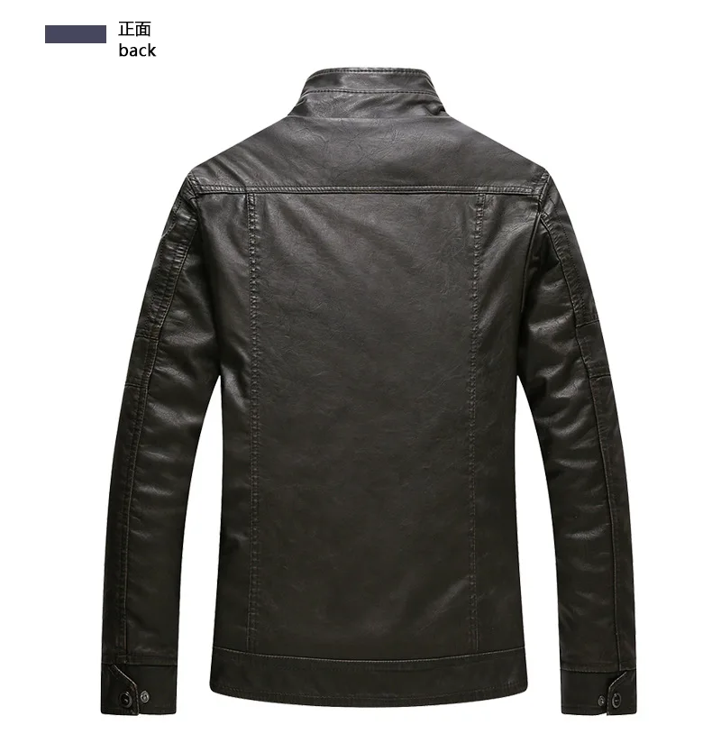 Мужская куртка-бомбер из искусственной кожи, брендовая мотоциклетная кожаная куртка для мужчин, новинка, модная шерстяная подкладка, мужское кожаное пальто, верхняя одежда
