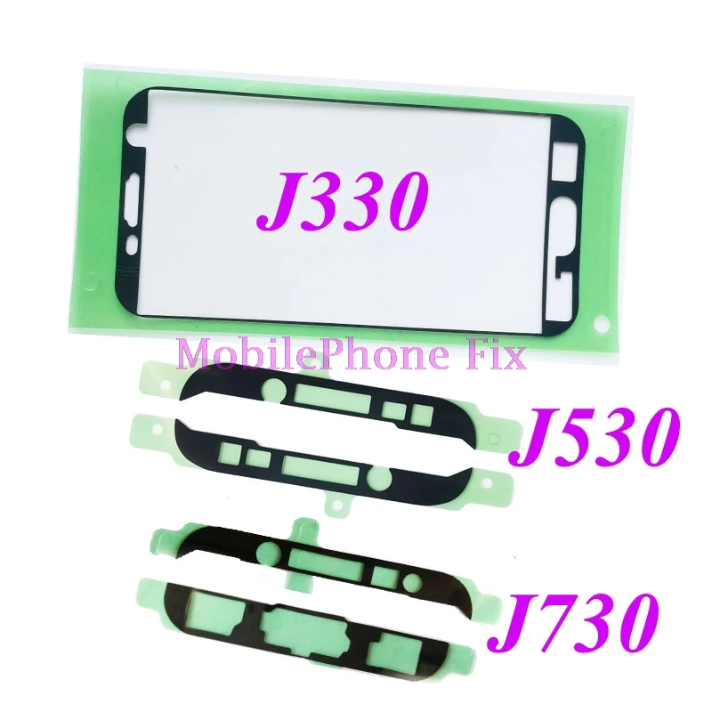 2 шт./лот для Samsung Galaxy J3 J5 J7 2017 года J330 J530 J730 LCD передняя рамка Клейкая наклейка клей