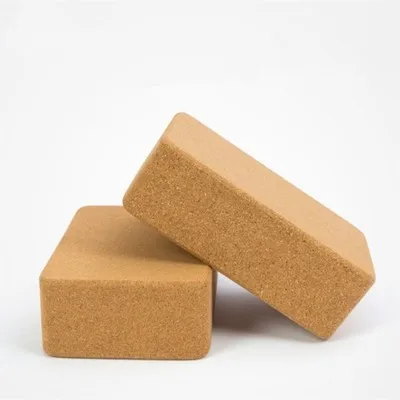 

wholesale Custom printed foam eco-friendly Wood Cork yoga block