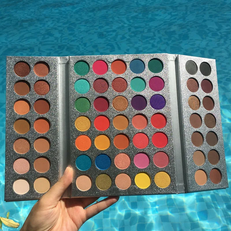 

63 Colors Candy Color Powder Eye Shadow Pallete Cosmetics Professional Eyeshadow Palette Long Lasting Matte Earth Colored Makeup