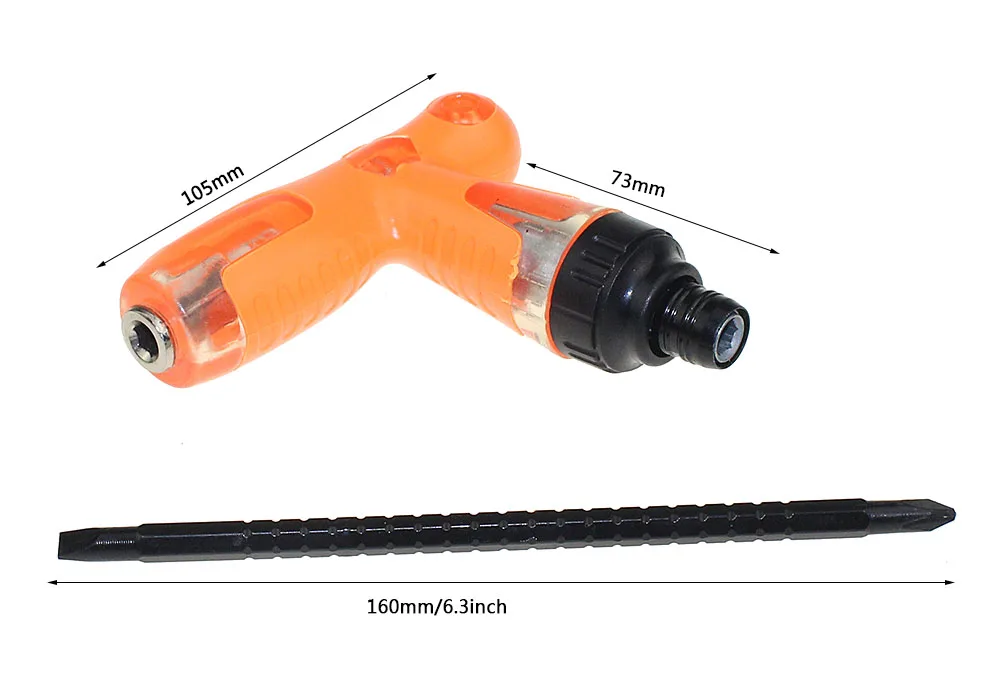Девятый мир Регулируемая отвёртка с трещоткой Насадки Набор Многофункциональный двойного назначения ремонт ручные инструменты отвертка 3 цвета