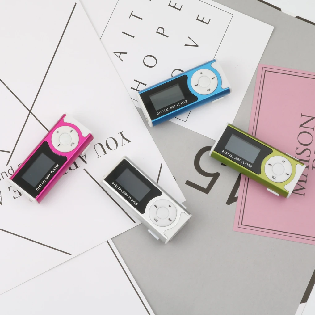 

Rechargeable Micro SD Card Slot LED Flashlight MP3 USB Mini Clip Music Player