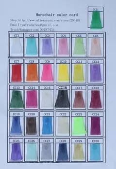 

[IuBuFiGo] Plain Crinoline Horsehair Color Chart #31Color Free Shipping