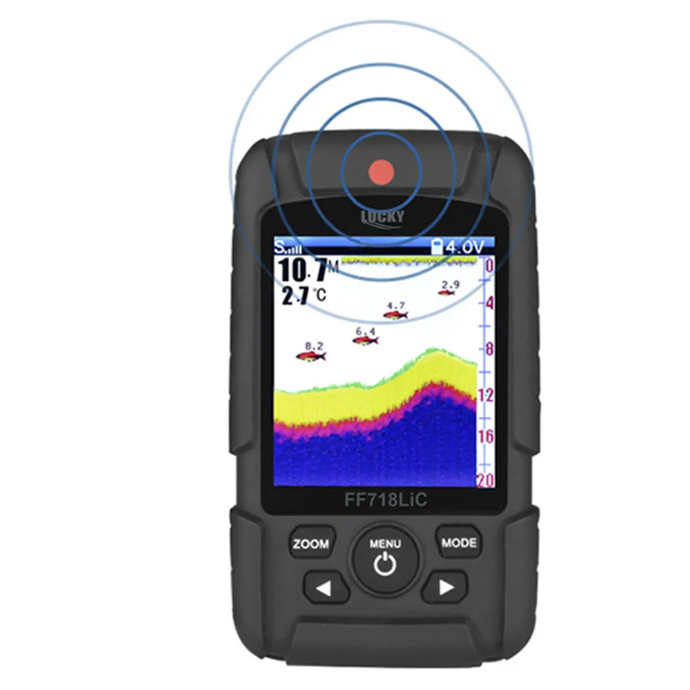 محظوظ FF718LiC المحمولة للماء الأسماك مكتشف 100 متر عمق Fishfinder سونار محول 2 في 1 السلكية واللاسلكية الاستشعار كاشف محظوظ FF718LiC المحمولة للماء الأسماك مكتشف 100 متر عمق Fishfinder سونار محول 2 في 1 السلكية واللاسلكية الاستشعار كاشف