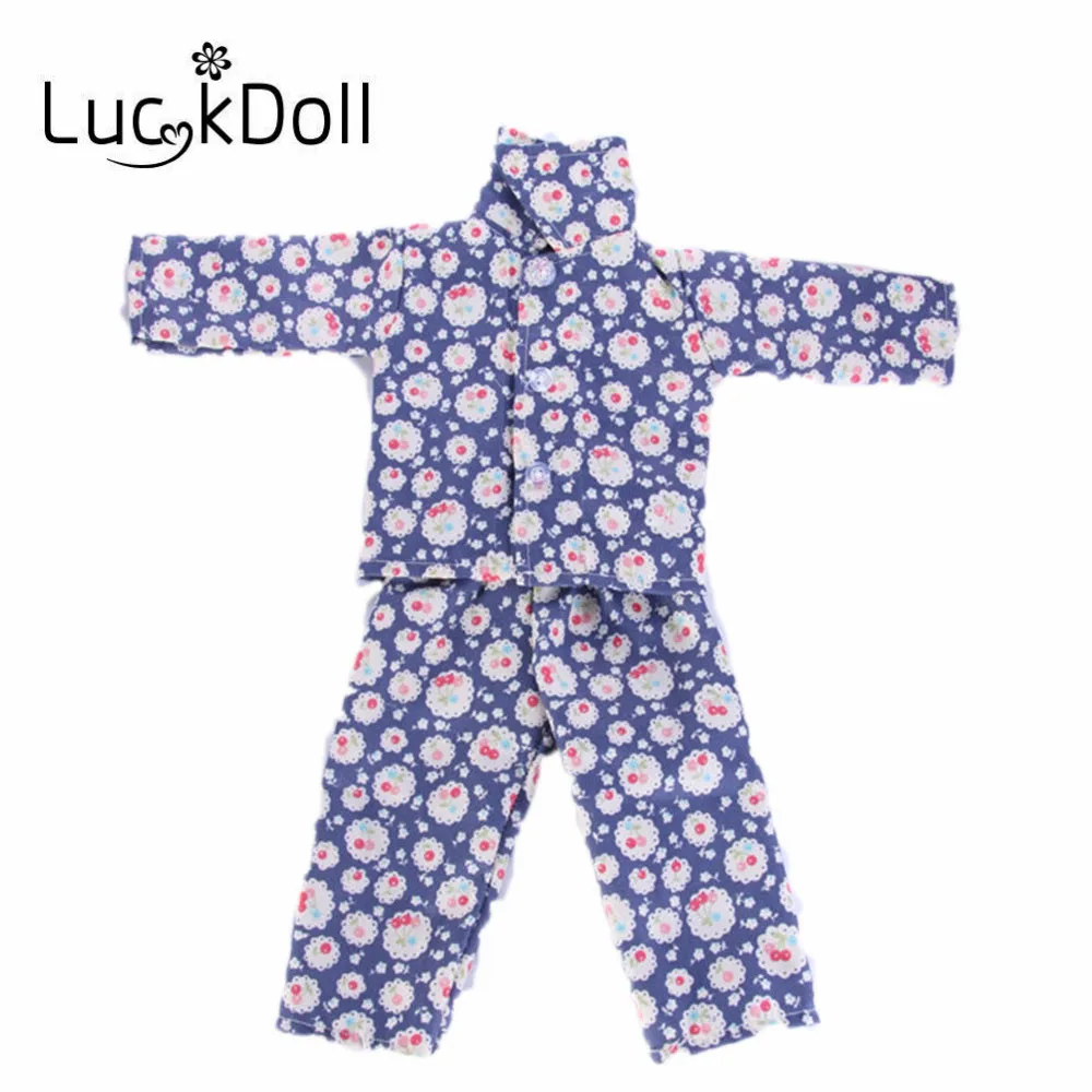 Luckdoll пижама с принтом вишни 14 5 Дюймов Американская кукла Wellie wherher детский