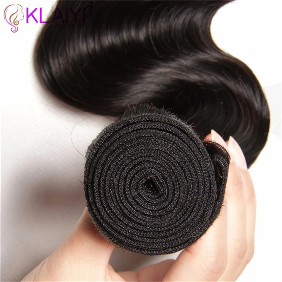 Klaiyi Hair One Piece Body Wave Bundles Brazilian Hair Weave Bundles Human Hair Natural Color Remy Hair Machine Double Weft Klaiyi Hair One Piece Body Wave Bundles Brazilian Hair Weave Bundles Human Hair Natural Color Remy Hair Machine Double Weft