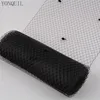 Black  5 Yards Per Lot Birdcage Veil With Dot 25CM Width Russian Veiling Netting Wedding Dot Veils DIY Hair Accessories LDV06 6