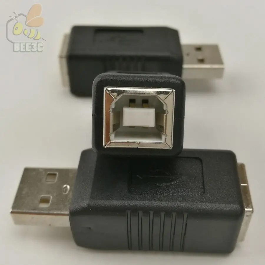 USB 2,0 USB2.0 типа A и типа B Женский на обоих концах для подключения внешних устройств к usb-кабель с разъемами типа A и типа B разъем с удлинителем принтер черный адаптер для печати 4 четыре для выбора 300 шт