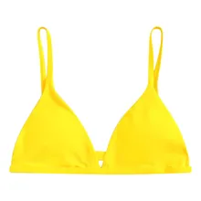 Сексуальное женское бикини, сплошной цвет, мягкий купальник, купальный костюм, пляжная одежда, топ для плавания, сексуальный коврик, пляжная одежда, спортивный бюстгальтер, бикини, почта# DX