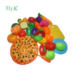 Fly AC Кухонные игрушки Fun Резка фрукты овощи, Еда playset для образования детей раннего возраста развития 24 шт. комплект