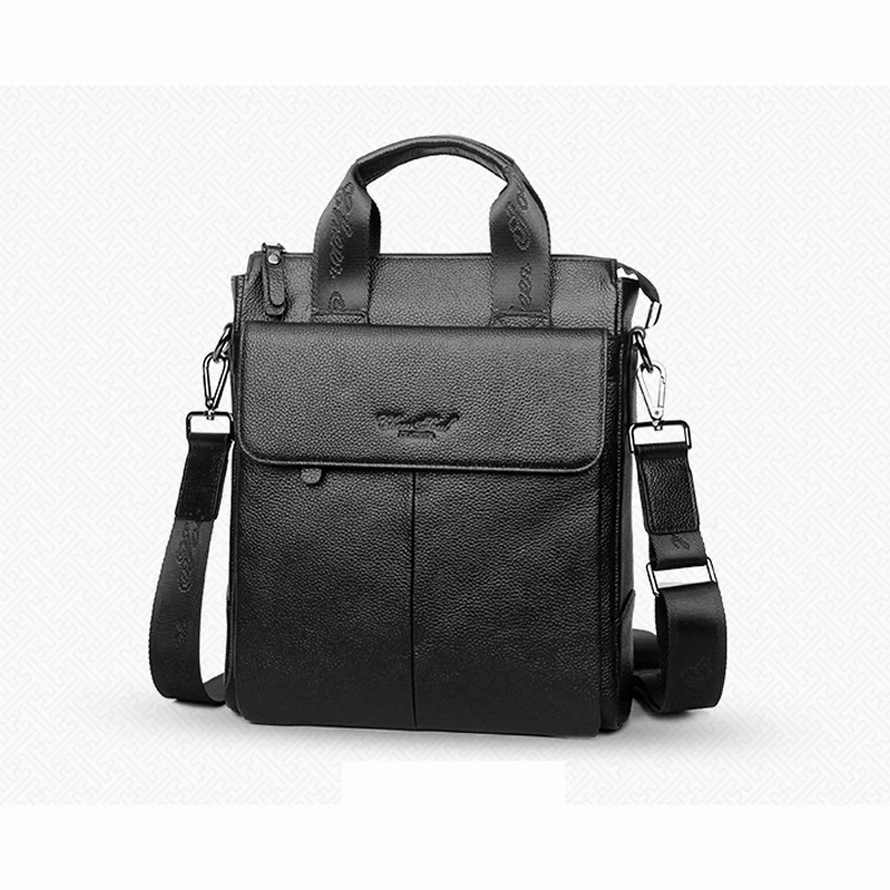 Сумка мессенджер Cheer Soul Мужская из натуральной кожи для ноутбука|fashion handbag|handbags