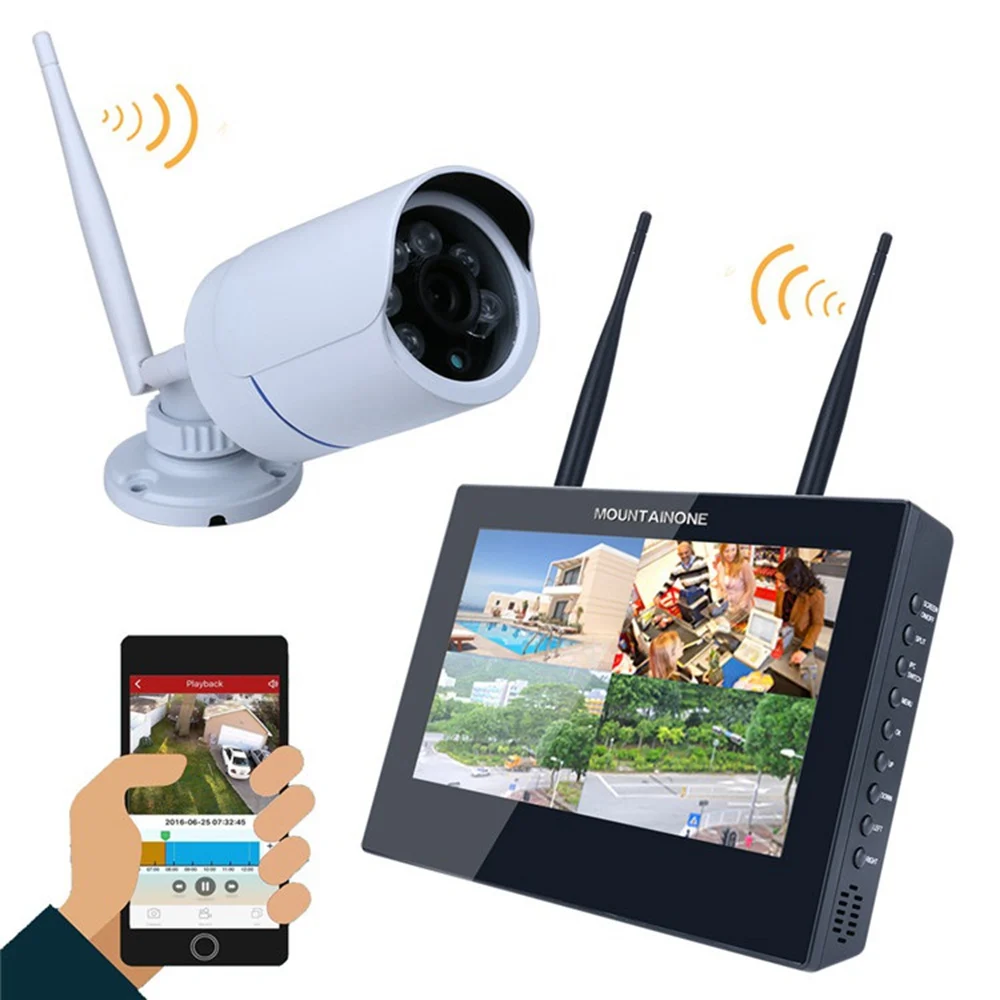 

SY1003FD11 10 inch TFT 4CH 960P Wireless Wifi Camera DVR Video Security System Waterproof Bullet IP Camera For Your life Safe