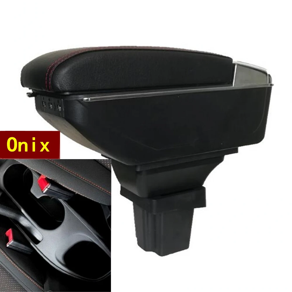 

Centre Console Storage Prisma armrest Box For chevrolet onix Armrest Arm Rest Rotatable cobalt Car accessories