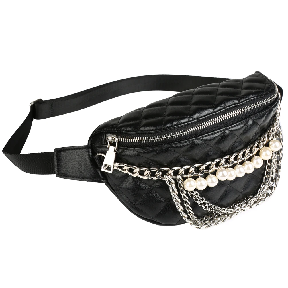 Vbiger Women Waist Bag Stylish Pack Fashionable Waist Pouch Chic PU