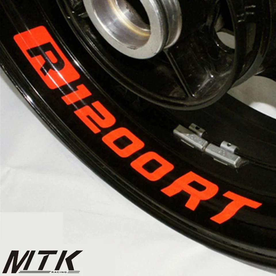 

MTKRACING R1200RT Seven colors 8X CUSTOM INNER RIM DECALS WHEEL Reflective STICKERS STRIPES FIT BMW R 1200RT