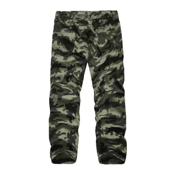 

Pure cotton tightness and camouflage trousers New Joggers Men Hot Sale Casual Camouflage Pants Men Quality 100% Cotton Elastic